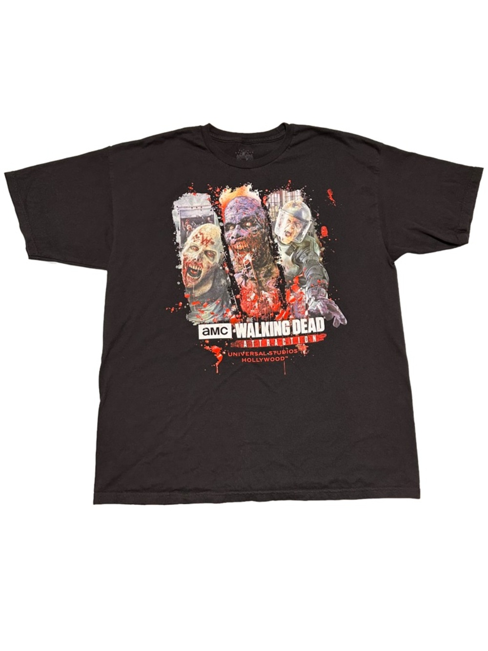 AMC Walking Dead Horror Nights Universal Studios Zombie Tee XL